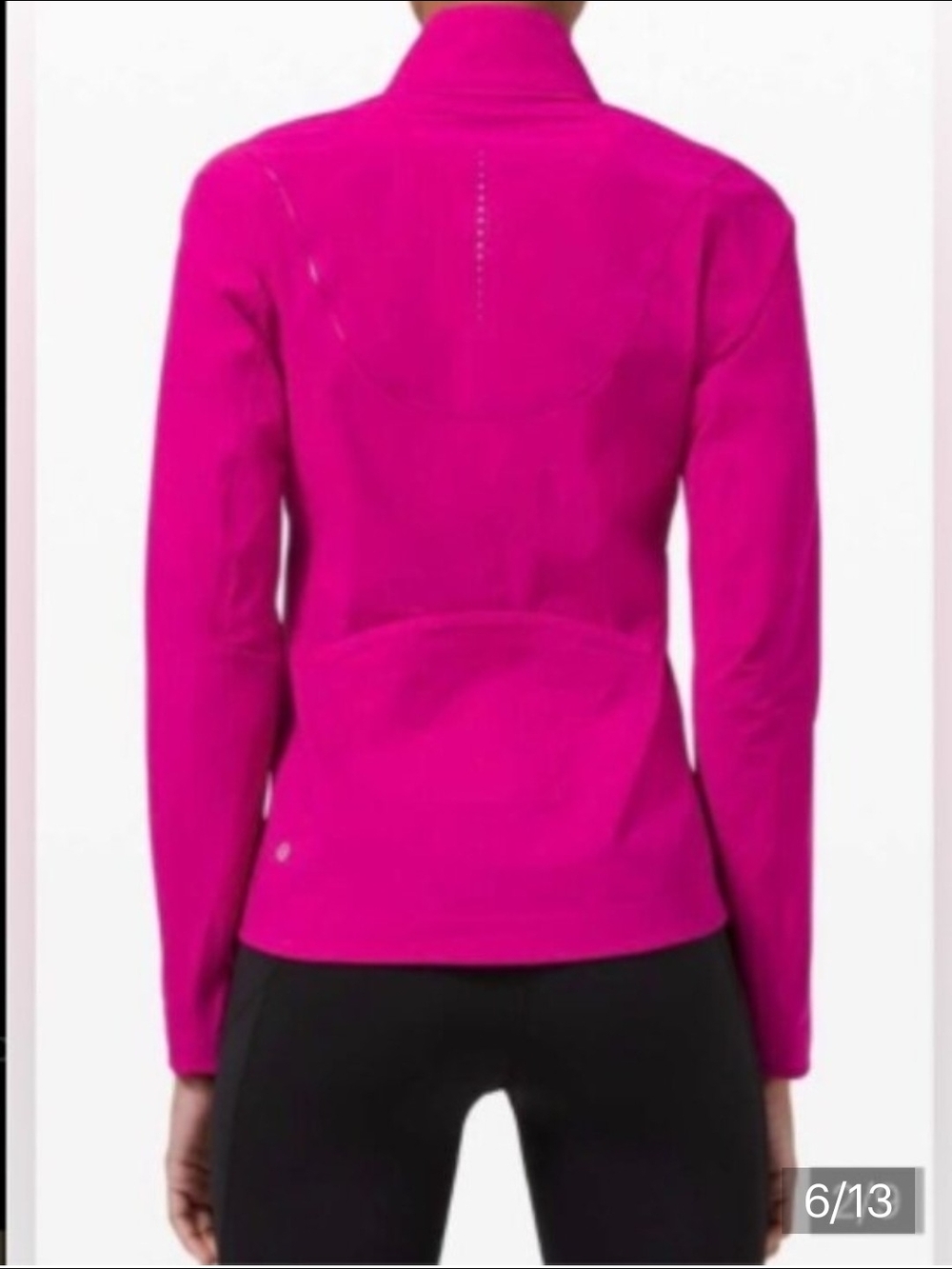 Lululemon Fast and Free Windbreaker Jacket Ripened Raspberry Pink Size 6 - Picture 7 of 14